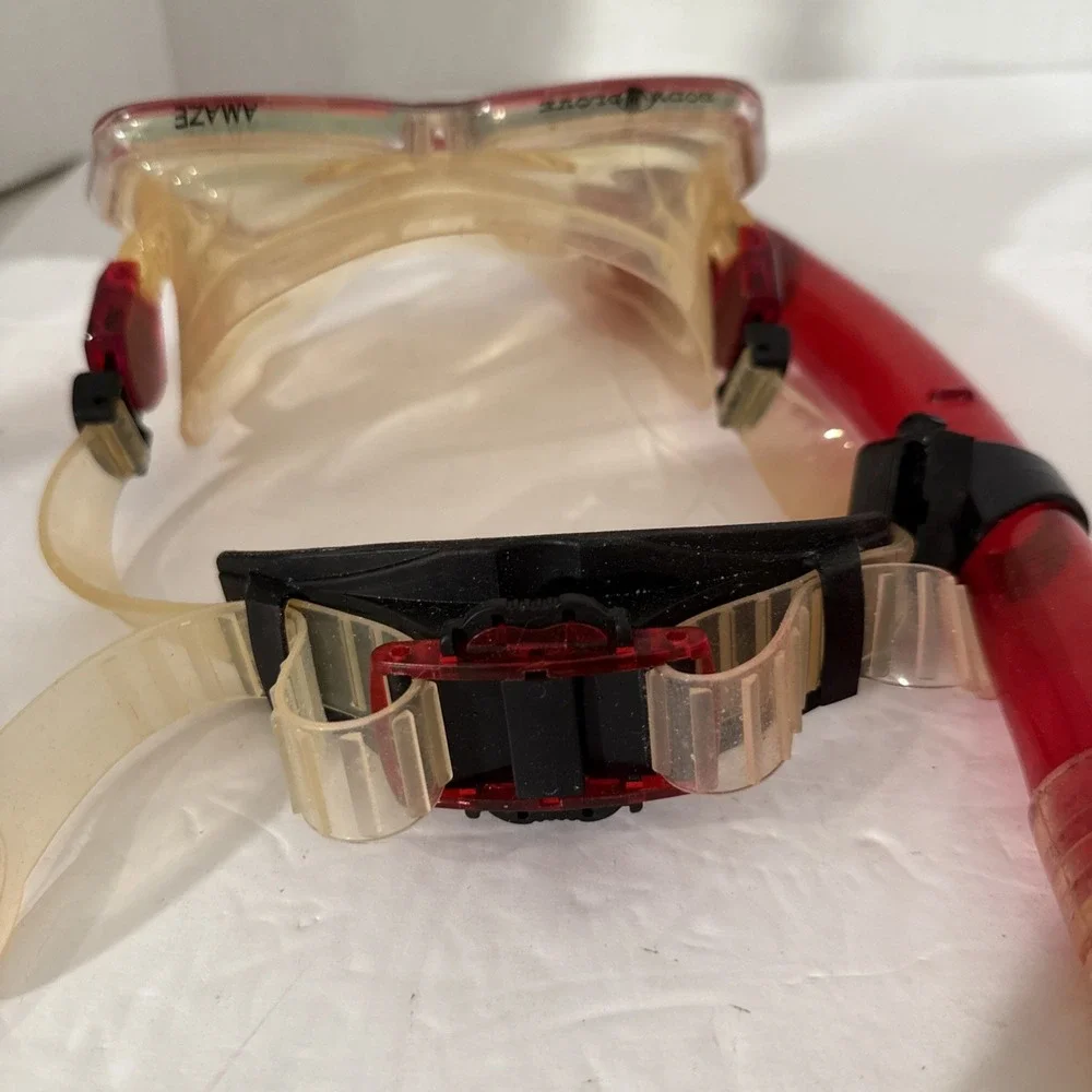 Snorkel Scuba Full Face Mask Swimming Underwater Diving Body Glove Amaze Adult‎